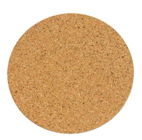 Cork Cup Mat Round Coaster Environmental Protection Cork Mat (Option: )